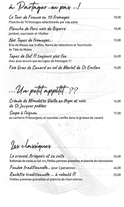 Le-menu estival-Le Bis restaurant vins et fromages - st emilion